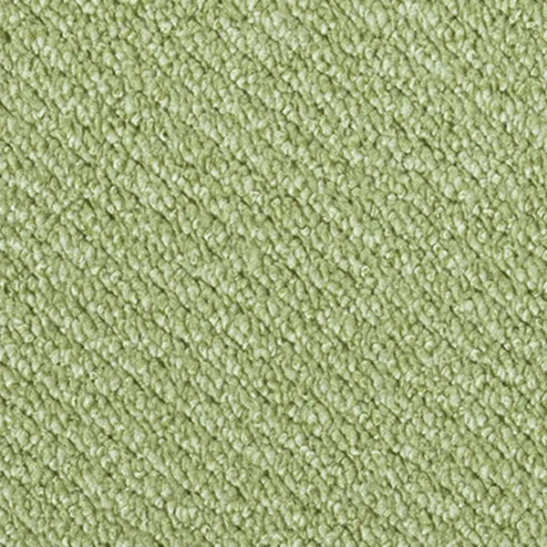 Rechteckige Draufsicht vom Vorwerk Telma Teppichboden in grün – frischer Teppich für natürliche Wohnkonzepte